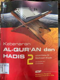 Image of KEBENARAN AL-QUR'AN DAN HADIS 2 KLS XI
