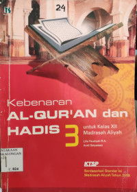 Image of KEBENARAN AL-QUR'AN DAN HADIS 3 KLS XII