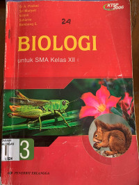 BIOLOGI 3 UNTUK SMA KLS XII