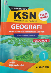 SUPER MODUL KSN SMA GEOGRAFI JILID 1