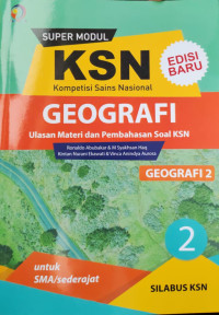 SUPER MODUL KSN SMA GEOGRAFI JILID 2