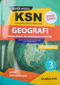 SUPER MODUL KSN SMA GEOGRAFI JILID 3