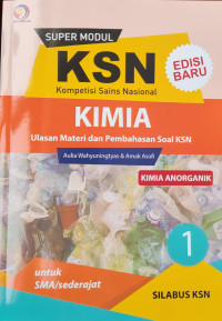 Image of SUPER MODUL KSN SMA KIMIA ANORGANIK 1
