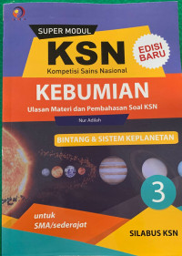 SUPER MODUL KSN SMA KEBUMIAN BINTANG DAN SISTEM KEPLANETAN 3