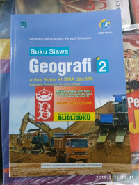 Image of BUKU SISWA GEOGRAFI 2 KLS XI